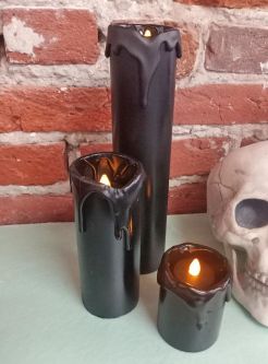 Flameless Candles Black
