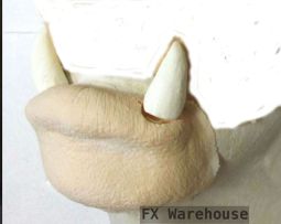 Beauty & the Beast Chin & teeth Only Foam Latex Prosthetic