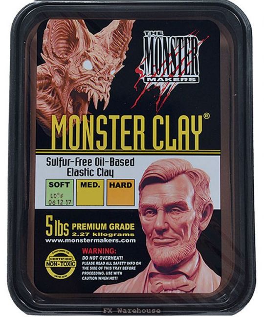 Monster Clay Brown [Soft, Medium and Hard Grades]